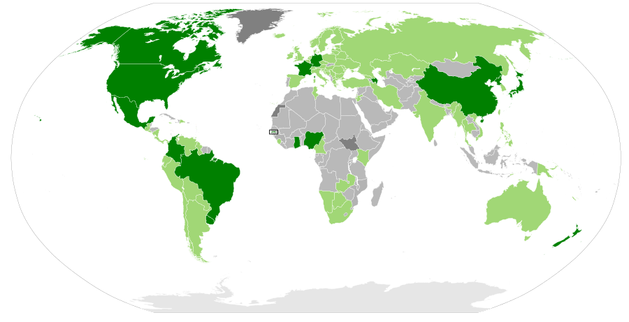 Teams which played in final round
Teams which did not qualify
Countries which didn't take part in qualifications
Countries which are not in FIFA Countries on 2012 FIFA U-17 Women's World Cup.svg