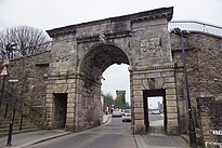 County Londonderry - Derry Walls - Bishop's Gate 20230303 inner side.jpg