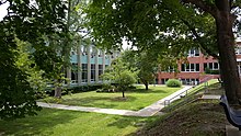 A courtyard Courtyard at Sussex County Community College Newton NJ.jpg