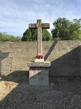 Croix du cimetière des Échets.