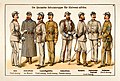 Uniforms and insignia of colonial troops in German South West Africa 1894 (low resolution image)