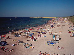Polski: Plaża w Darłówko English: Beach in Darłówko