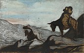 Daumier - Don Quichot en Sancho Panza, omstreeks 1855.jpg