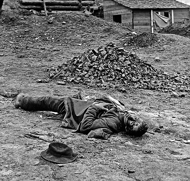 File:Dead soldier (American Civil War - Siege of Petersburg, April 1 1865).jpg