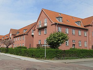 Den Sønderjyske By: Bebyggelse på Frederiksberg