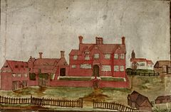 Drawing of Greenham Manor House, circa 1700.jpg