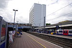 Ealing Broadway station from the platform area in 2011