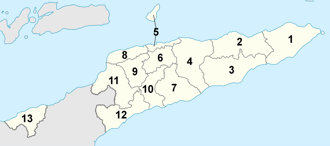 Subdivisions du Timor oriental