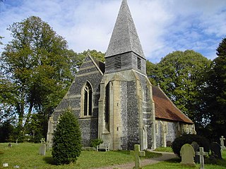 Ecchinswell village in United Kingdom