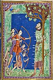 Edmund led ifølge legendene martyrdøden i møte med danske vikinger