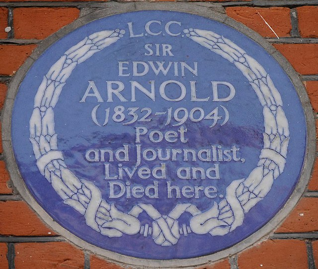 Blue plaque, 31 Bolton Gardens, Kensington, London