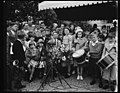 Eleanor Roosevelt) outdoors, children, drum LCCN2016894428.jpg