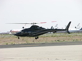 Bell 430 авиакомпании «Elite Helicopters» в аэропорту Мохаве.