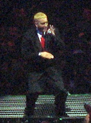 Eminem performing live