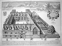 College engraving, 1675 Engraving Jesus College 1675.jpg