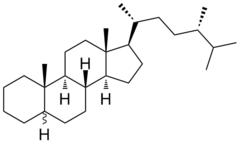 Structural formula of Ergostane