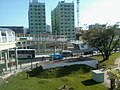 Estação vista da passarela de ligação entre o Metrô e o BRT.