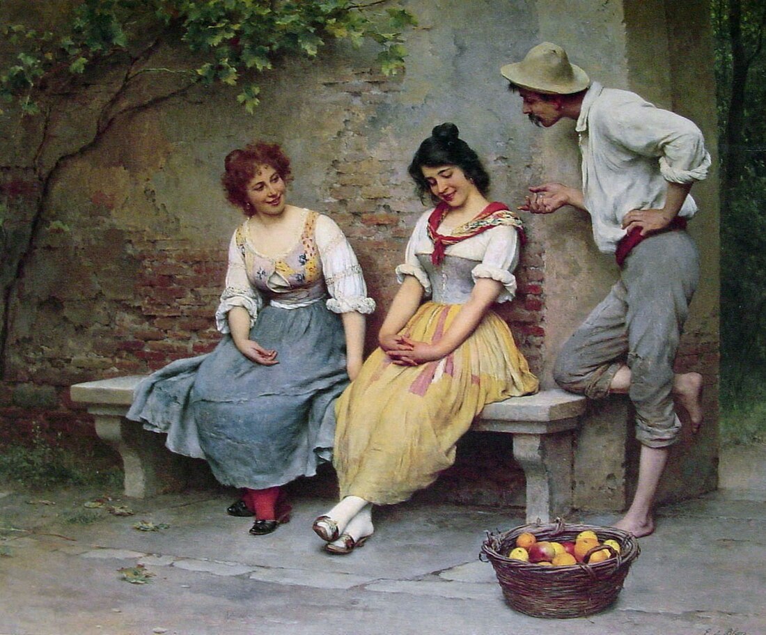 File:Eugen de Blaas The Flirtation.jpg