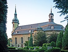 Ansicht der evangelischen Kirche in Ebersbach/Sa. (2005)