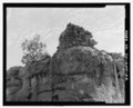 Feature 2, north and east exterior walls looking south - Serpents Quarters Pueblo, Approximately 2 miles north of County Road G, Cortez, Montezuma County, CO HABS CO-204-22.tif