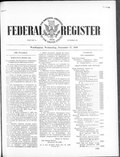 Thumbnail for File:Federal Register 1946-11-27- Vol 11 Iss 231 (IA sim federal-register-find 1946-11-27 11 231).pdf