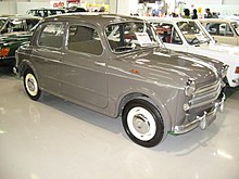 Původní Fiat 1100/103 z roku 1953 zepředu