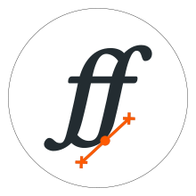 Description de l'image FontForge Logo, 2015.svg.