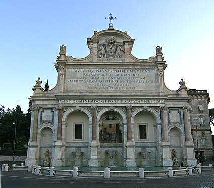 Fontana dell'Acqua Paola.