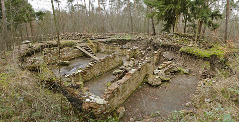 Former cellar of kitchen barrack seen from northwest