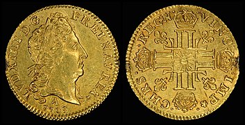 France 1709-A One Louis d'Or