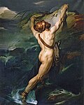 Thumbnail for File:Francesco Hayez - Ajax of Oileus Shipwrecked.jpg