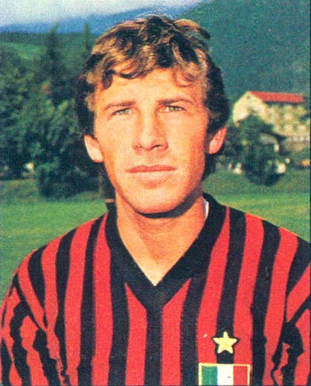 Baresi with AC Milan in 1979