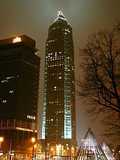 Frankfurt Am Main Messeturm: Lage, Planung und Bau, Architektur