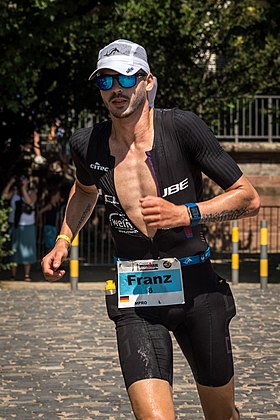 Franz Löschke im Ironman Germany (Ironman European Championships) in Frankfurt am Main 2019