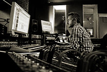 Fraser T. Smith served as the album's programmer. Fraser T Smith in the studio.jpg