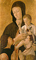 „Madona su Kūdikiu ir dviem rėmėjais“ (apie 1460, Berlyno paveikslų galerija)