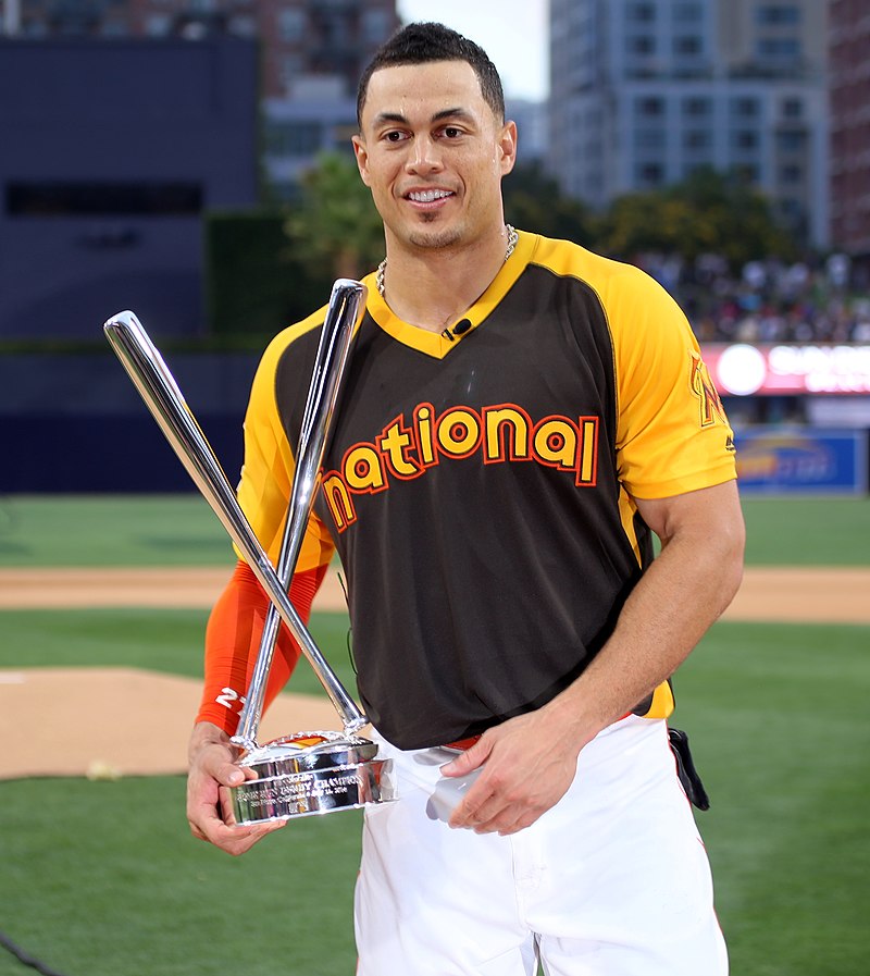 Giancarlo Stanton Cruz Miami Marlins Majestic 2017 Players