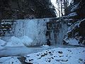 Iced waterfall