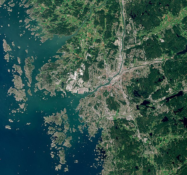 Satellite picture of Gothenburg