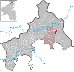 Läget för Grünebach i Landkreis Altenkirchen