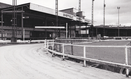 Greyhound track at Owlerton Stadium c.1960