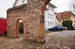 Große Klappergasse, Tor des Sickinger Hofs Ladenburg 20211210 0020