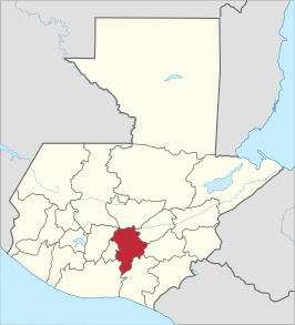 Kaart van Guatemala
