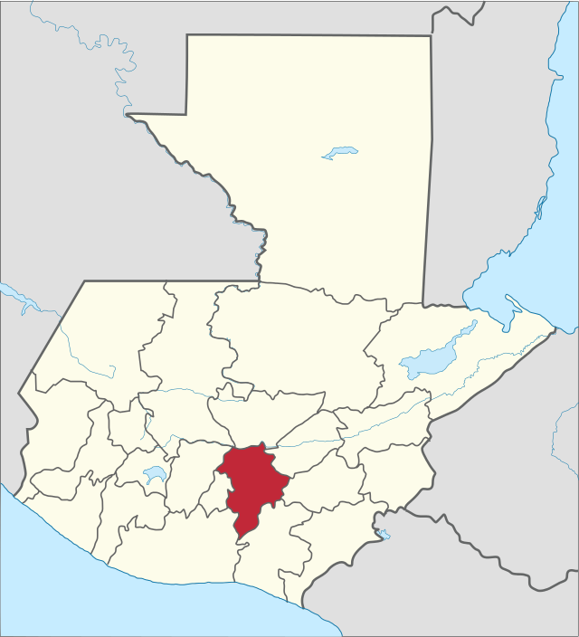 Гватемала на карте