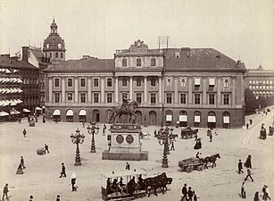 Gustav III:s operahus på 1880-talet.