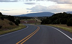 Road heading towards Capitan Heading towards Capitan (4987224121).jpg