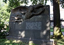 Hellmuth-Hirth-Denkmal in Stuttgart-Zuffenhausen, unweit seines ursprünglichen Unternehmens der „Hirth-Motoren GmbH“