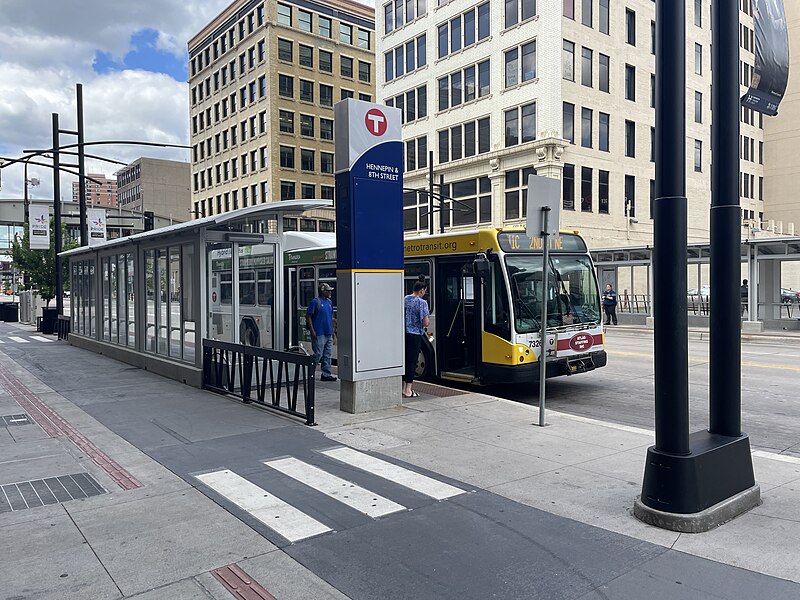 File:Hennepin Ave and 8th St future E Line station.jpg