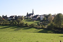 Hermerath with St. Anna church