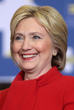 Gwyneb Hilary Clinton